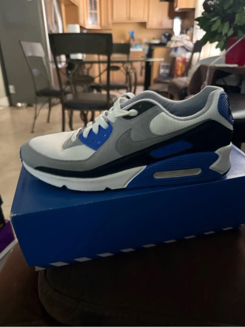 Nike Men’s Low-Top Sneakers - White / Gray / Blue